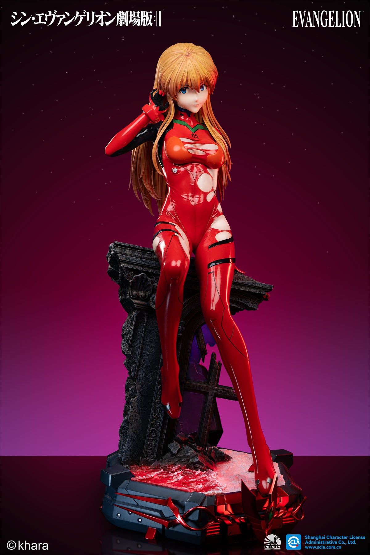 Early Bird Pre-Order Infinity Studio "EVANGELION:3.0+1.0 THRICE UPON A TIME" – Asuka Langley 1/ 2 Scale Statue