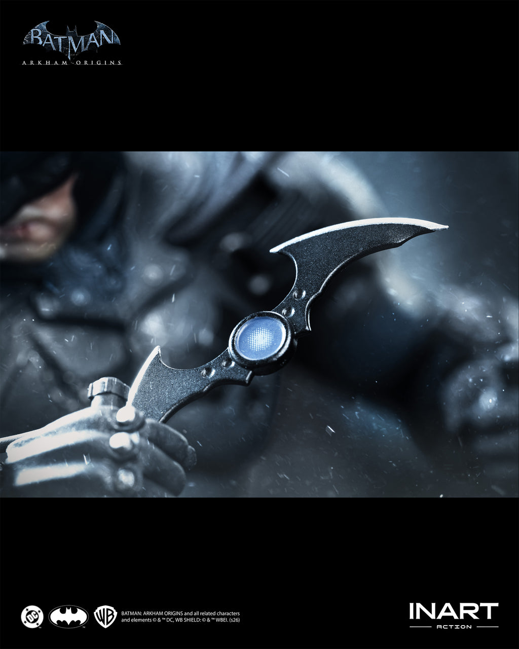 INART Action – Batman: Arkham Origins –  Batman (Battle Damaged Version) 1/12 Action Figure