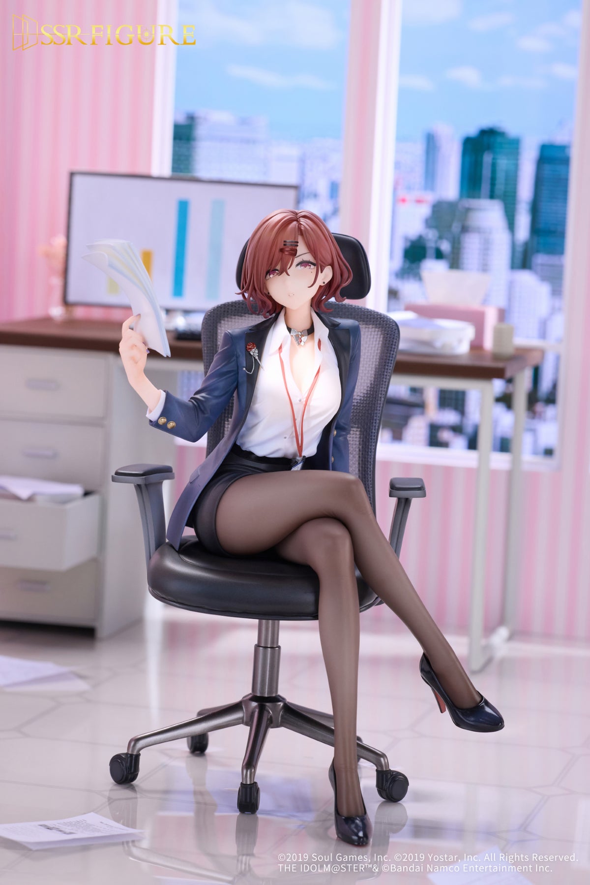 Pre-Order SSR FIGURE THE IDOLM@STER SHINY COLORS × Mahjong Soul Higuchi Madoka Leisurely Grace Ver. 1/ 7 Complete Figure