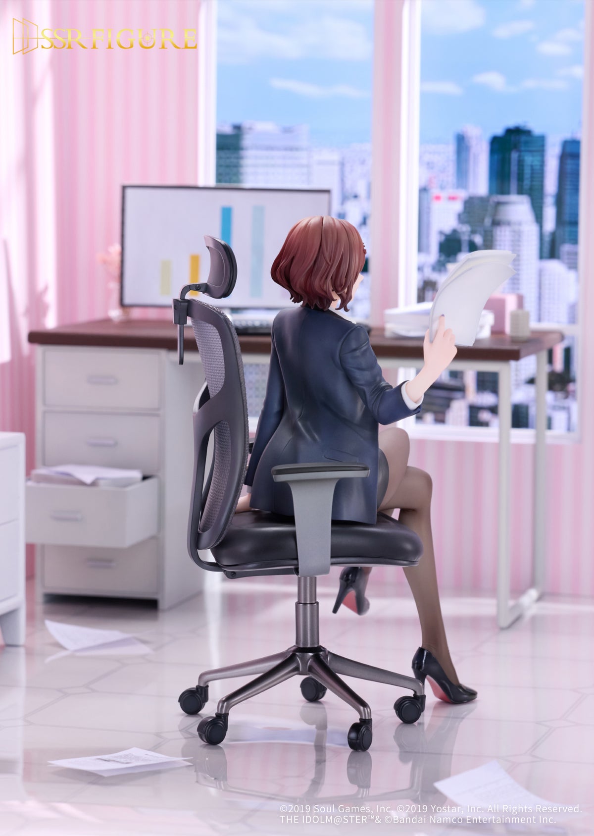 Pre-Order SSR FIGURE THE IDOLM@STER SHINY COLORS × Mahjong Soul Higuchi Madoka Leisurely Grace Ver. 1/ 7 Complete Figure