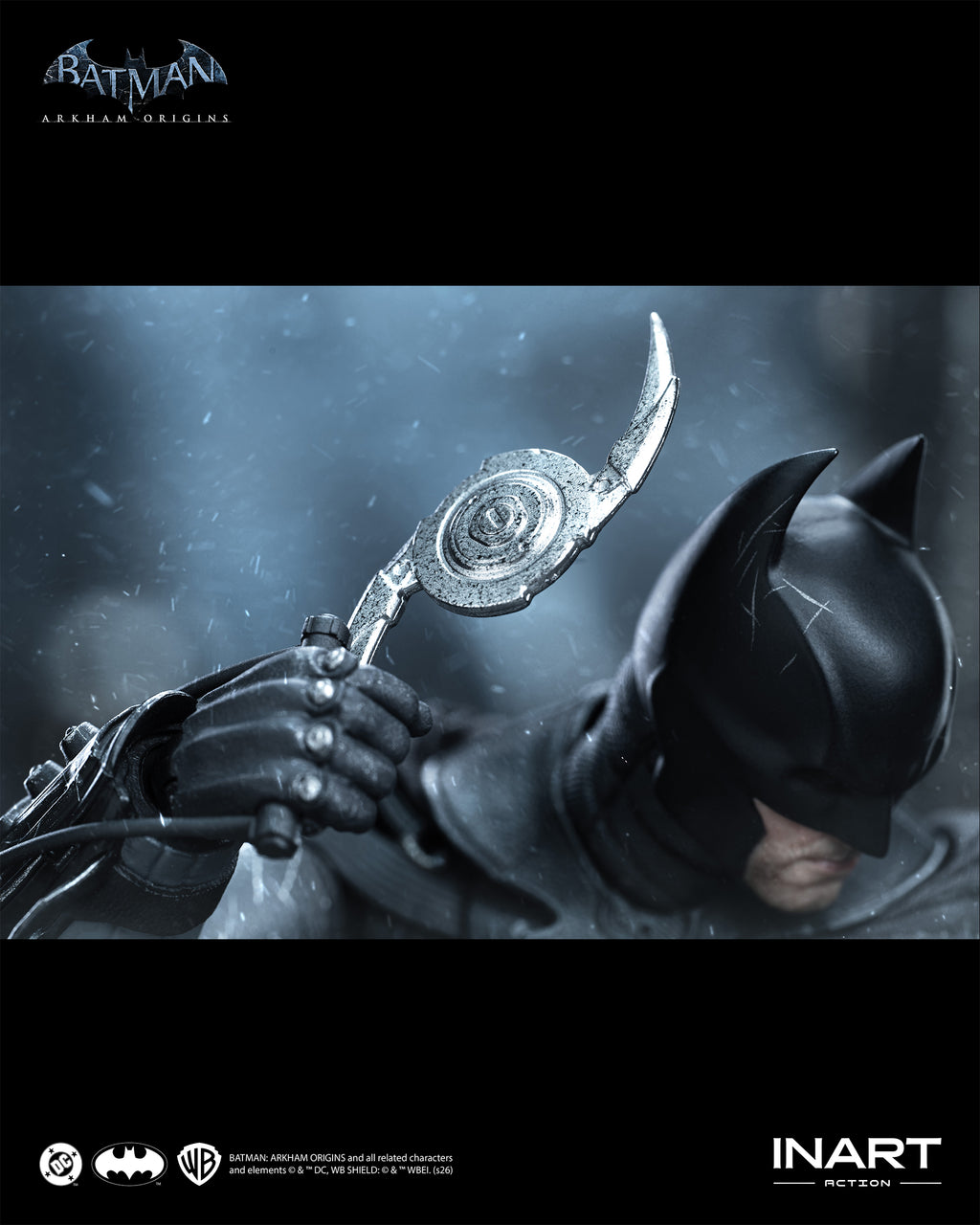 INART Action – Batman: Arkham Origins –  Batman (Battle Damaged Version) 1/12 Action Figure