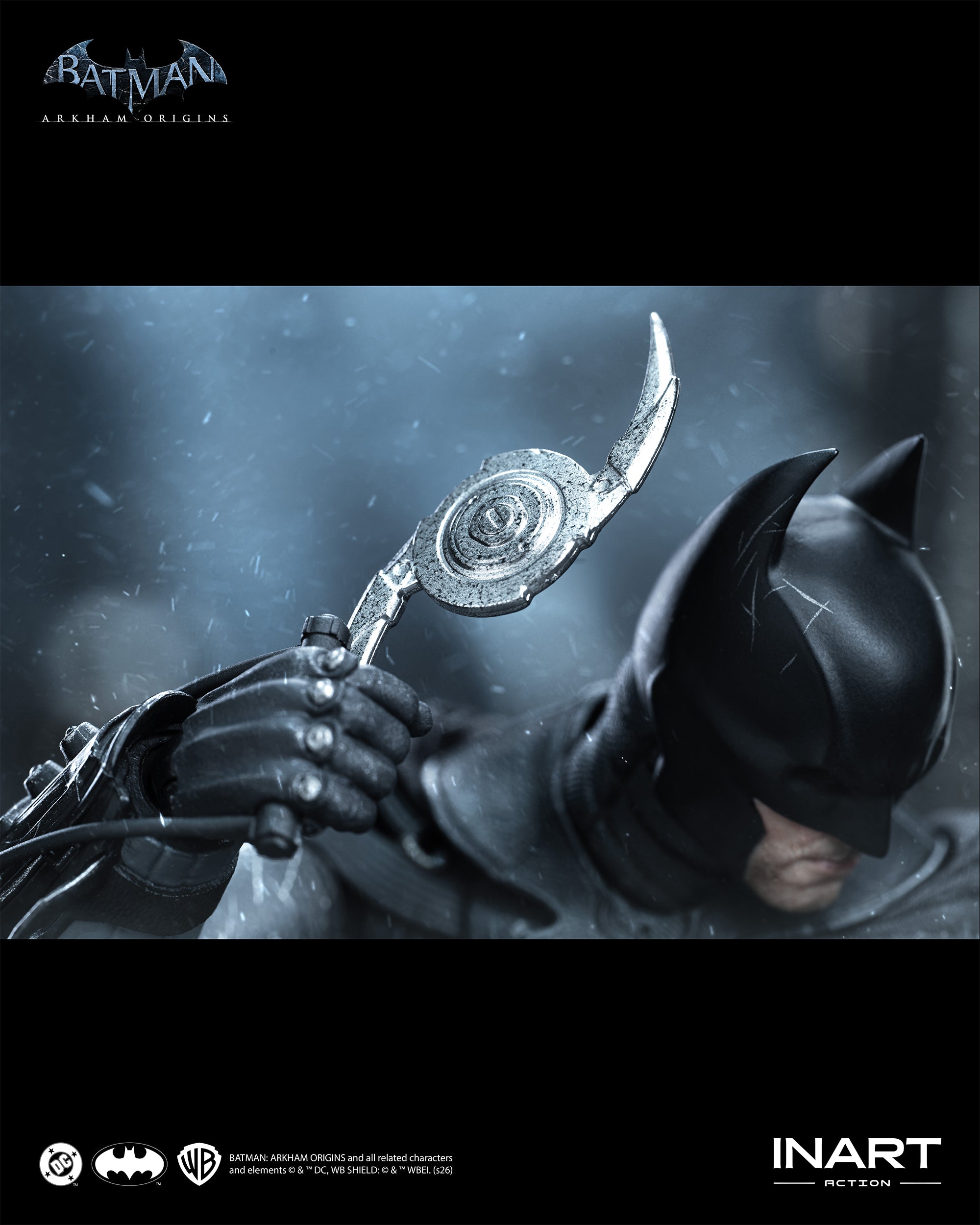 INART Action – Batman: Arkham Origins –  Batman (Battle Damaged Version) 1/12 Action Figure