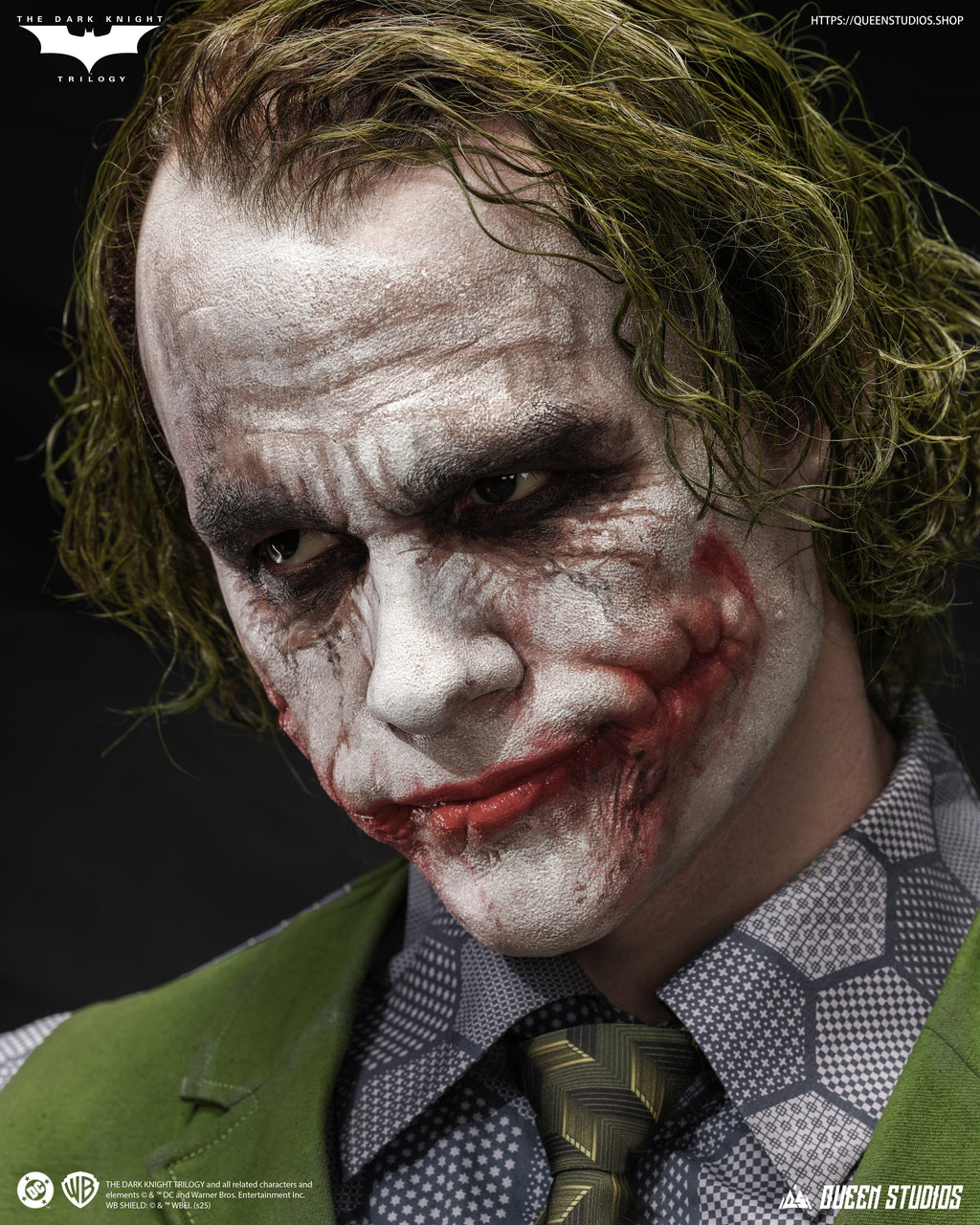 【Pre-order】Queen Studios The Joker (TDK) Life-size Bust