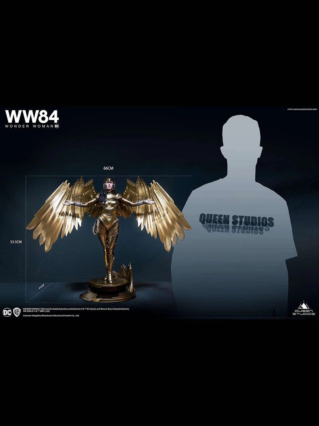 Queen Studios Wonder Woman 84 1/4 Scale Statue Regular Edition
