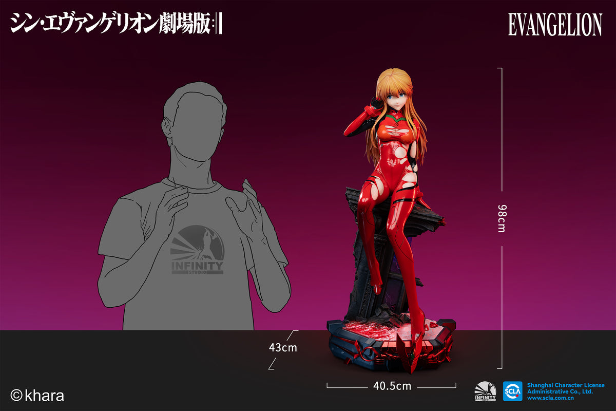Early Bird Pre-Order Infinity Studio "EVANGELION:3.0+1.0 THRICE UPON A TIME" – Asuka Langley 1/ 2 Scale Statue