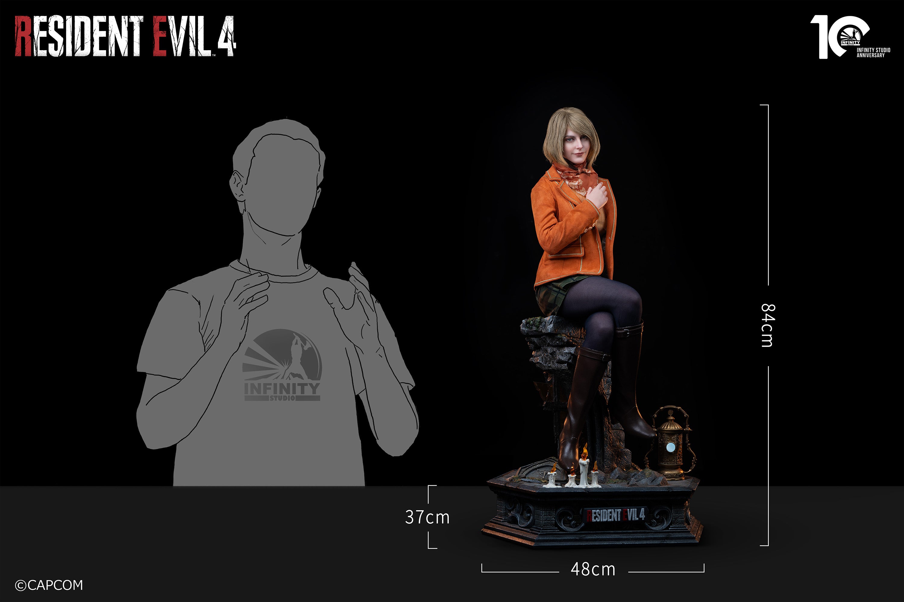 Early Bird Pre-Order Infinity Studio <Resident Evil 4 Remake> Ashley Graham 1/ 2 Silicone Statue