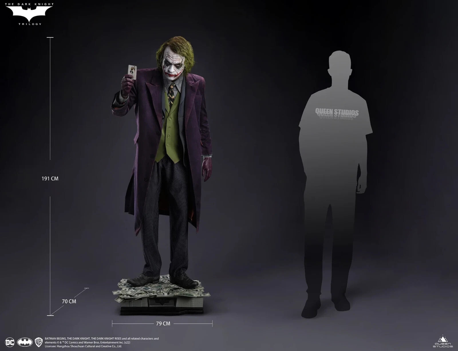 Queen Studios The Dark Knight The Joker 1/1 Statue